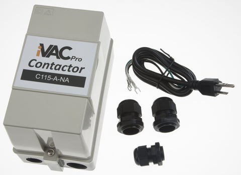 iVAC Contactor, 115VAC Trigger, 10HP. Capacity 115Vac to 660Vac